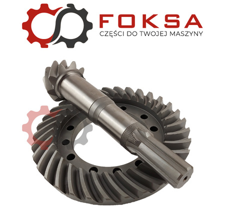 Wałek ataku z kołem talerzowym