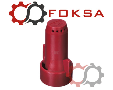 TeeJet Rozpylacz / Dysza nawozu płynnego SJ, 7-otworowa, czerwona, tworzywo sztuczne