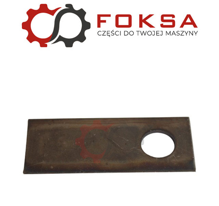 Nożyk kosiarki rotacyjnej (polska kosiarka) - prosty