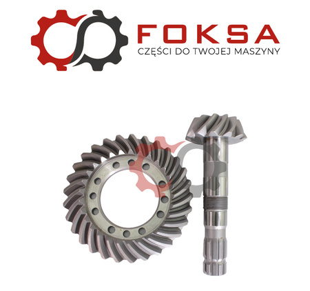 Wałek ataku z kołem talerzowym