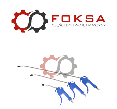 Zestaw pistoletów do przedmuchiwania 3szt