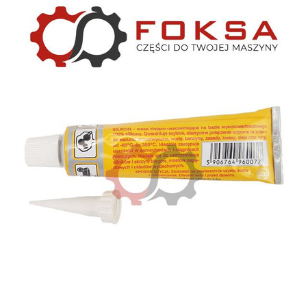Silikon wysokotemperaturowy czerwony 80g