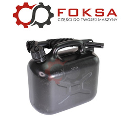 Kanister plastikowy 5L - czarny