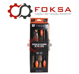 Zestaw wkrętaków do pobijania 4szt TEGER