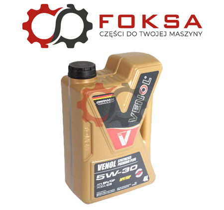 Olej silnikowy syntetyczny - 5W30 4L VENOL PREMIUM