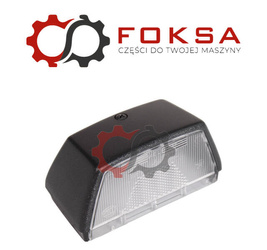 Oświetlenie tablicy rejestracyjnej - klosz