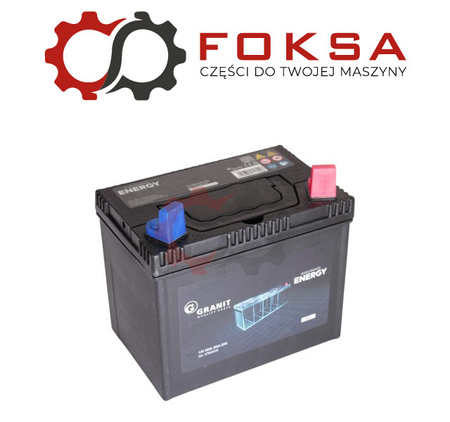 Akumulator rozruchowy płaskie styki