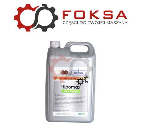 Olej przekładniowy do skrzyni biegów Hipomax 5L 80W90