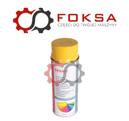 Farba / Lakier akrylowy w sprayu Komatsu - zółty
