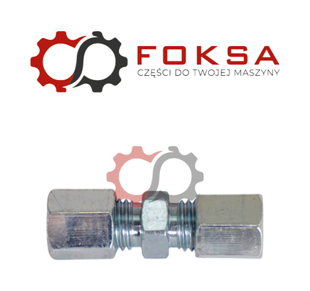 Złączka metalowa tekalanu awaryjna Fi 6mm