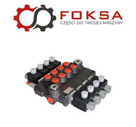 Rozdzielacz hydrauliczny 4 sekcyjny sterowany elektrycznie