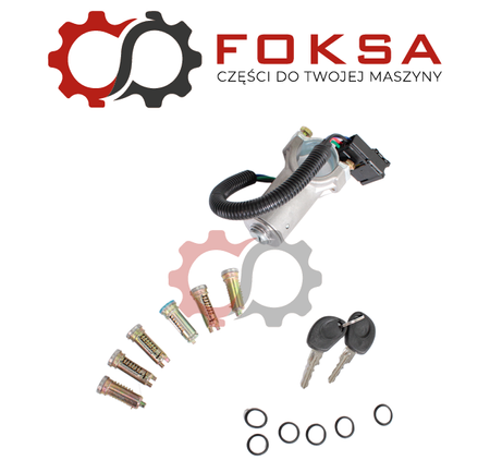 Stacyjka z kluczykami i wkładkami