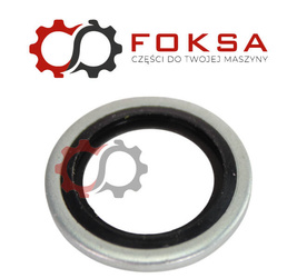 Podkładka metalowo - gumowa z prowadzeniem 3/8"