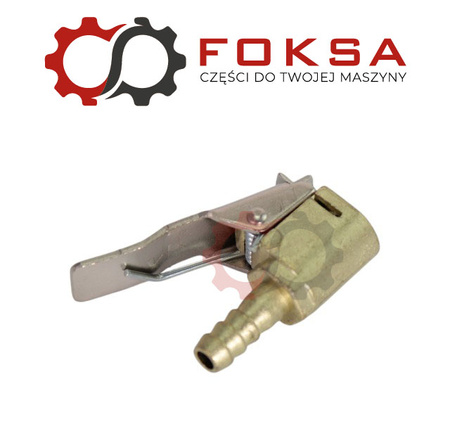 Końcówka do pompowania 6mm - samozaciskowa