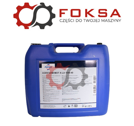 Olej silnikowy Fuchs Agrifarm 10W40 20L X-LA - niskopyłowy