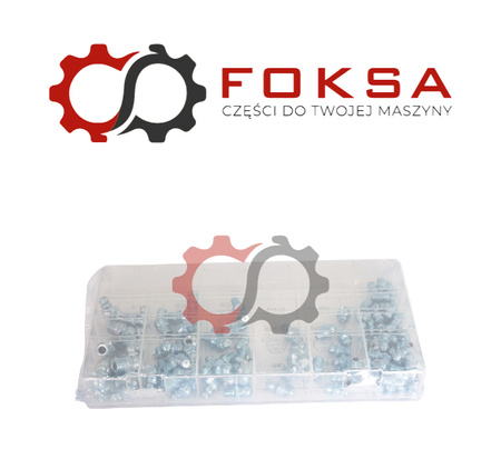 Komplet smarowniczek 110 elementów