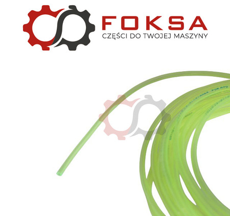 Przewód paliwowy gumowy żółty przezroczysty 2x3,5mm