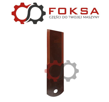 Nóż sieczkarni stały gładki Rasspe