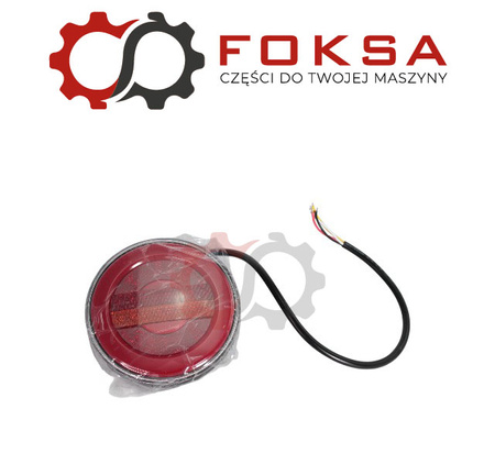 Lampa tylna zespolona LED, 10-30V, okrągła, 3 funkcje