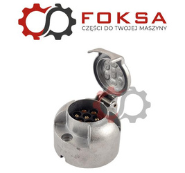 Gniazdo świateł przyczepy 7-biegunowe (metal)