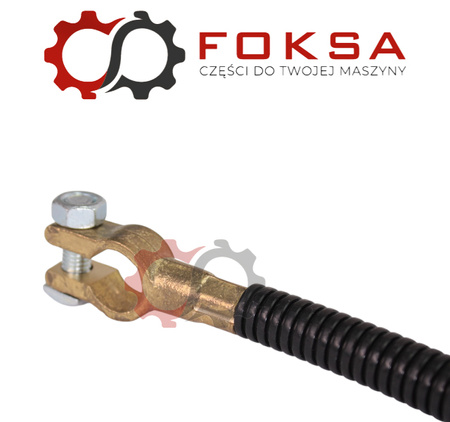 Przewód masowy klema minus-oczko 110cm