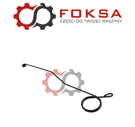 Sprężyna napinająca łamana