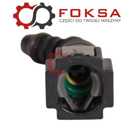 Szybkozłącze przewodu paliwowego z oringiem (tekalan) kąt 45, przewód 8mm, 8