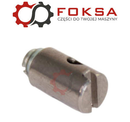 Końcówka naprawcza linki, skręcana - otwór 2mm, zew. 5mm