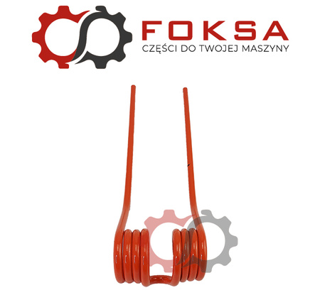 Palec sprężysty przetrząsarko - zgrabiarki