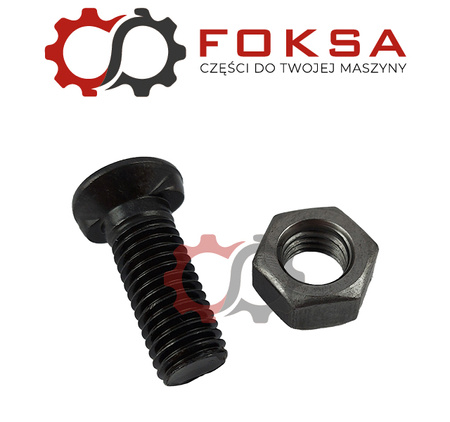 Śruba dwunoskowa z nakrętką