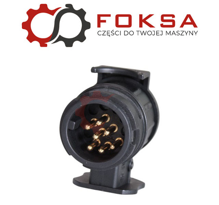 Adapter świateł przyczepy 13-7 biegunowe (plastik) 12V
