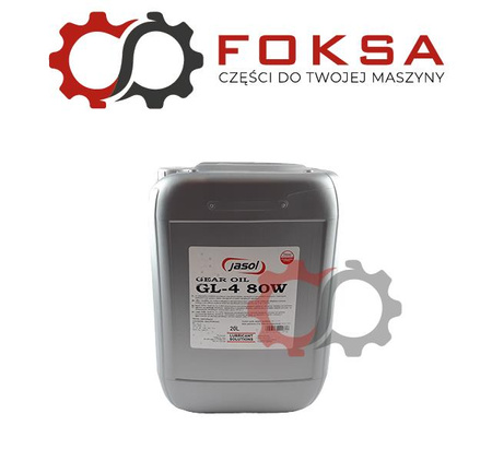 Olej przekładniowy Jasol GL-4 80W 20L