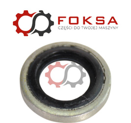 Podkładka metalowo - gumowa z prowadzeniem 1/8"