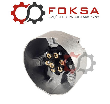 Gniazdo świateł przyczepy 7-biegunowe (metal)