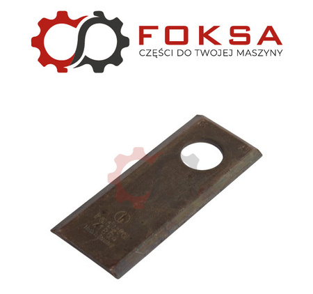 Nożyk kosiarki rotacyjnej (polska kosiarka) - prosty