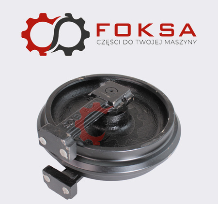 Koło napinające gąsienicy kompletne z prowadnicami