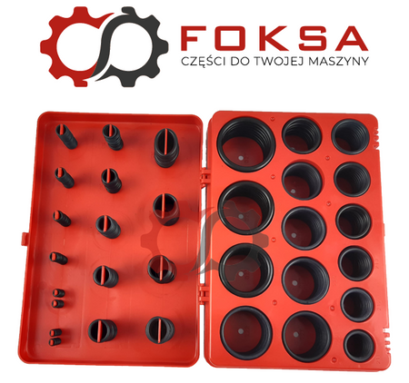 Zestaw o-ringów calowych (walizka)