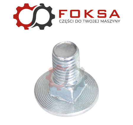 Śruba zamkowa nożyka kosiarki rotacyjnej