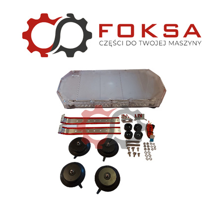 Belka ostrzegawcza 56LED 10 funkcji na magnes