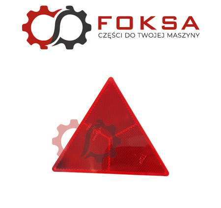 Trójkąt odblaskowy czerwony