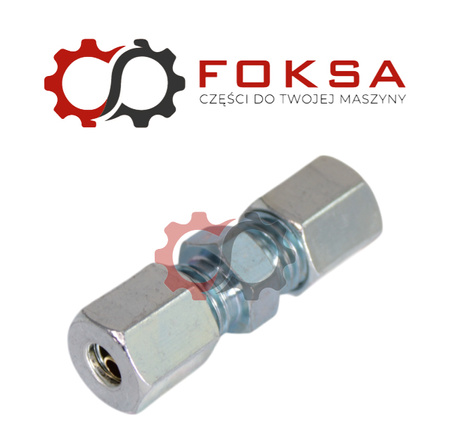 Złączka metalowa tekalanu awaryjna Fi 6mm