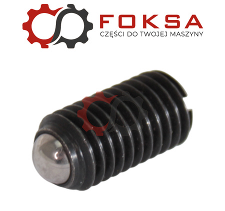 Śruba zabezpieczająca widełek z kulką