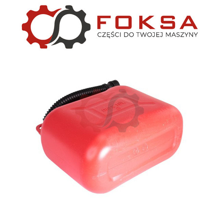 Kanister plastikowy 10L - czerwony