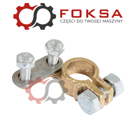 Klema mosiądz (-) wielka