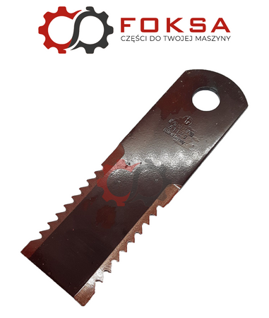 Nóż sieczkarni ruchomy zębaty Rasspe