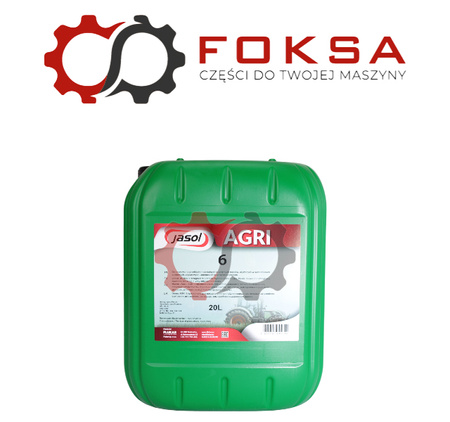 Olej przekładniowy Jasol Agri 6 GL-4 80W 20L