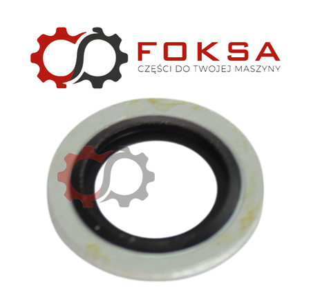 Podkładka metalowo - gumowa z prowadzeniem 1/4"