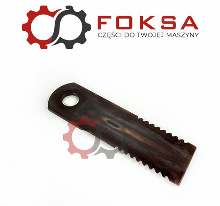 Nóż sieczkarni ruchomy Rasspe - zębaty