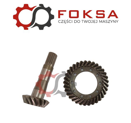 Wałek ataku z kołem talerzowym