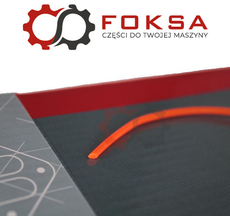 Żyłka podkaszarki 2,4 x 88m okrągła - pomarańczowa